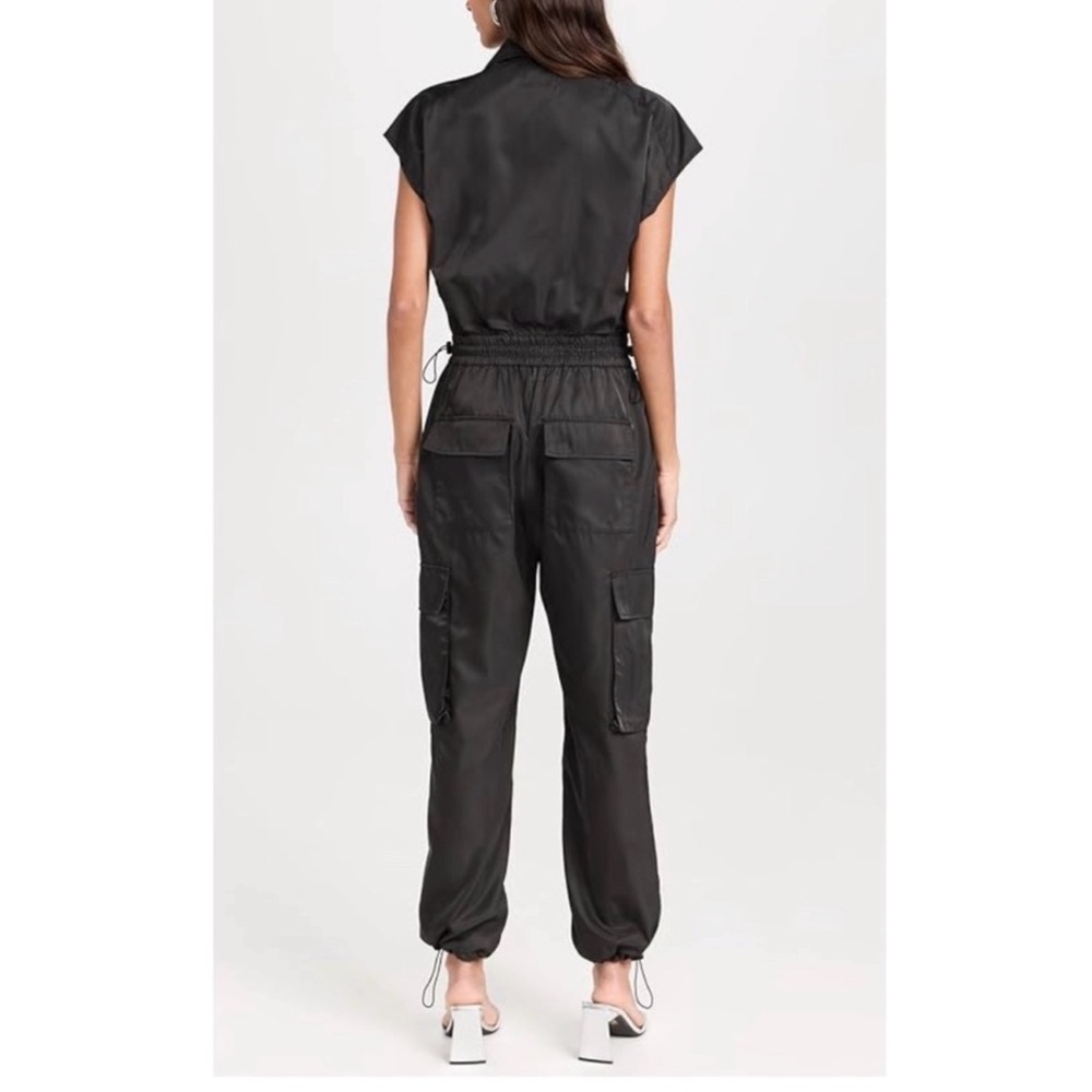 Pistola Jade Waist Utility Black Jumpsuit Modern Women’s Small EUC - Picture 3 of 16